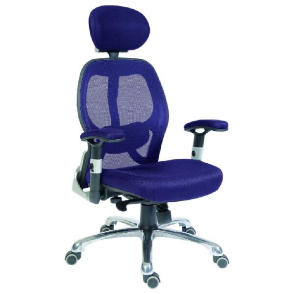 Crockett Fabric Home And Office Chair In Blue