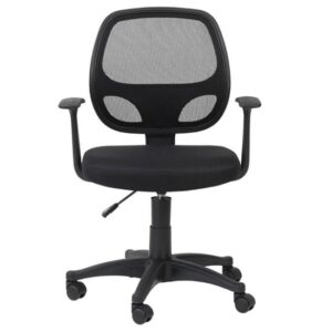 Davis Fabric Home And Office Chair In Black