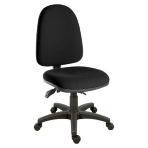 Earlville Fabric Home And Office Chair With Metal Legs In Black